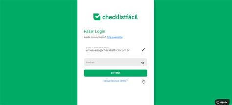 Checklist Facil Login