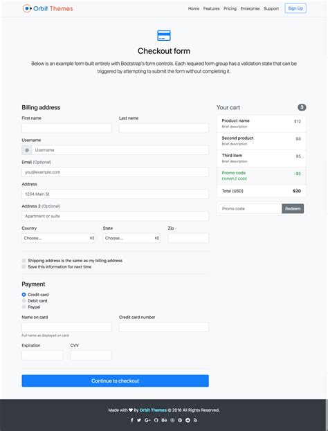 checkouttemplate npm