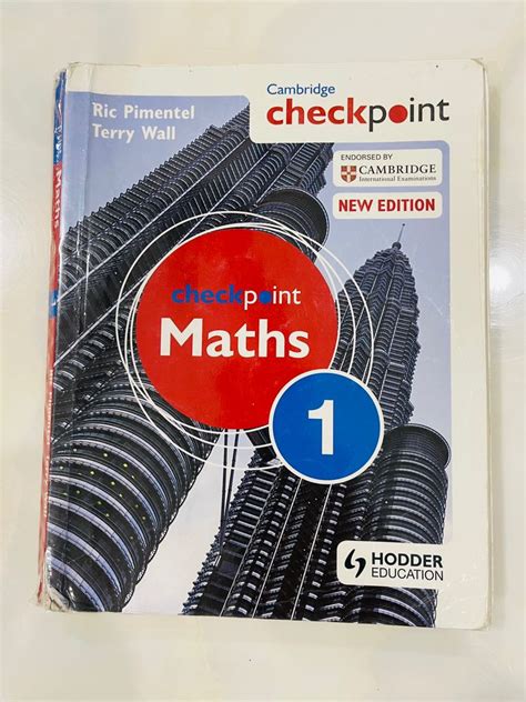 Checkpoint Maths 1 New Edition Answers
