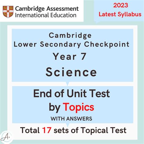 Download Checkpoint Science Test Paper 