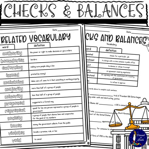 Checks And Balances Worksheets The Balance Of Government Worksheet - The Balance Of Government Worksheet