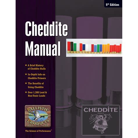 Cheddite Reloading Manual