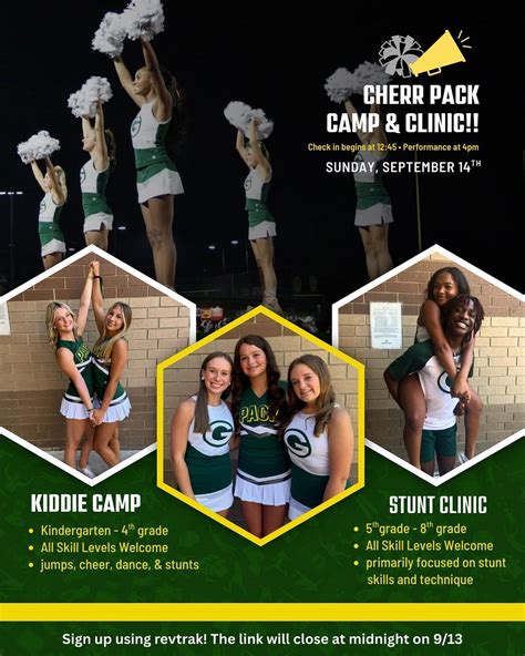 cheer kiddie camp theme ideas