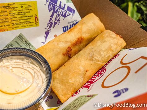 cheeseburger spring rolls disney world