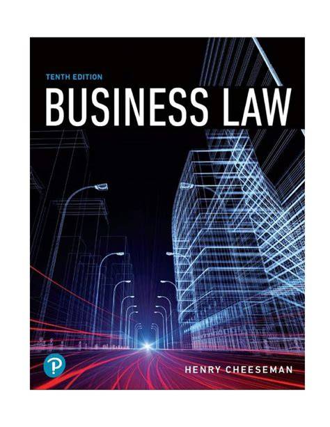 cheeseman business law test