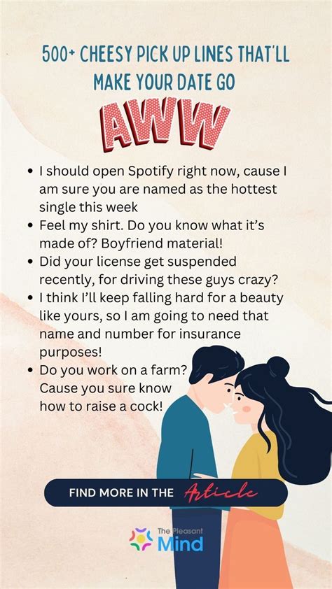 Cheesy Lines For Bf