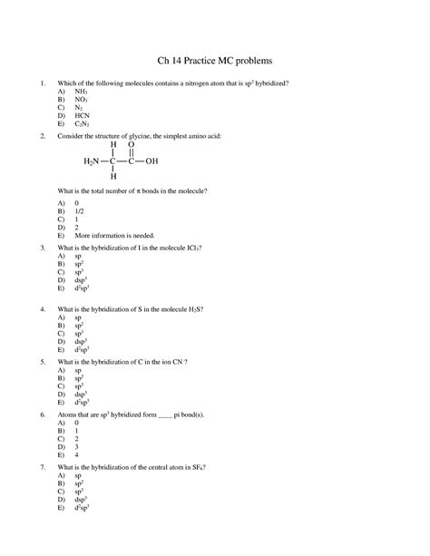 Chem 121 Chapter 14 Name