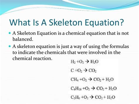 Chemical Equations Letu0027s Talk Science Skeleton Equation Definition Writing Skeleton Equations - Writing Skeleton Equations