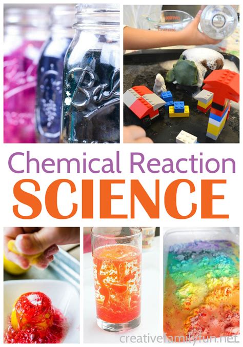 Chemical Reaction Science Experiments For Kids Creative Family Chemical Reactions Science Experiments - Chemical Reactions Science Experiments