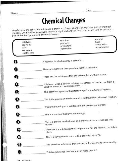 Chemical Reaction Worksheet 5th Grade   Fifth Grade Grade 5 Reactions Questions For Tests - Chemical Reaction Worksheet 5th Grade