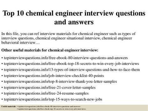 Full Download Chemical Engineering Interview Questions And Answers 