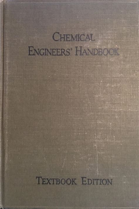 Read Online Chemical Engineers Handbook Second Edition 