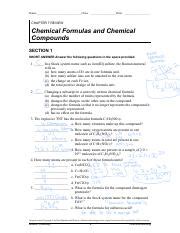 Read Online Chemical Formulas And Compounds Chapter 7 Review Answers 