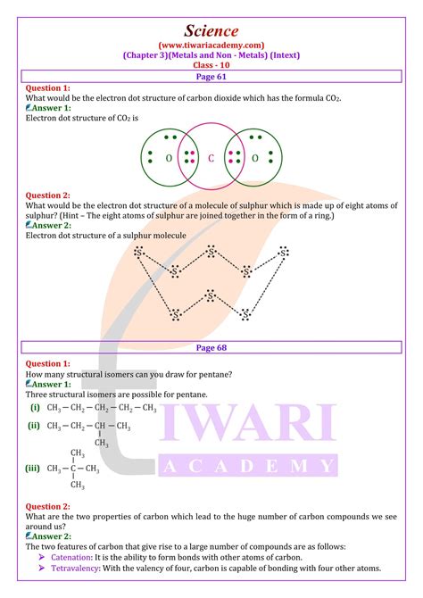 Chemistry Ch 4 Class 10 Notes