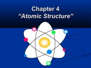 Chemistry Chapter 4 Atomic Structure Test