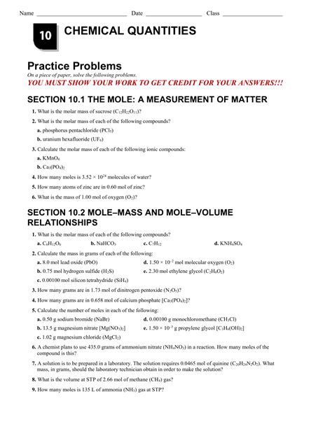 chemistry concepts and applications study guide chapter 10