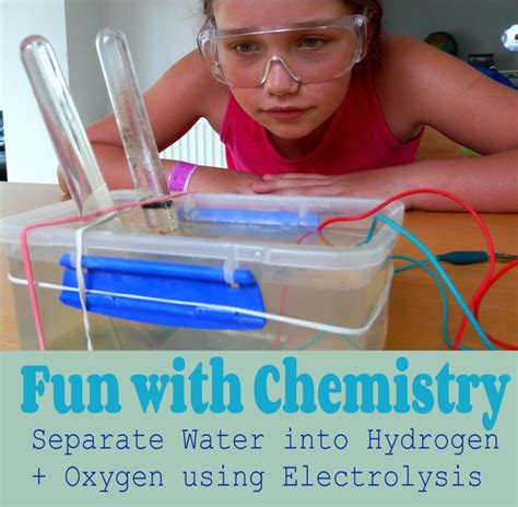 Chemistry For Kids How To Separate Water Into Electrolysis Science Experiment - Electrolysis Science Experiment