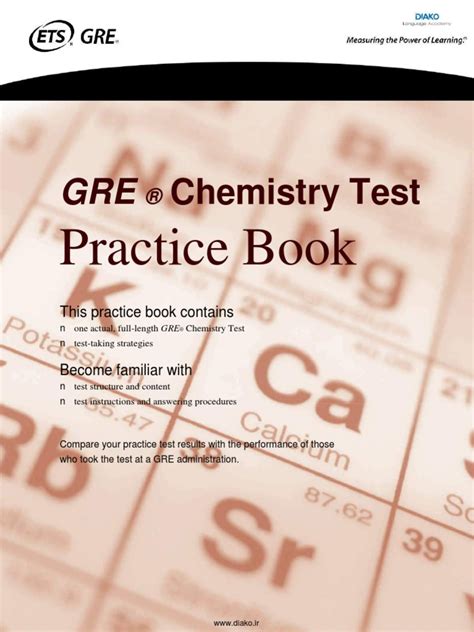 Chemistry Gre Practise Test