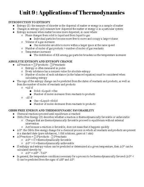 chemistry hs unit 9 lesson 1