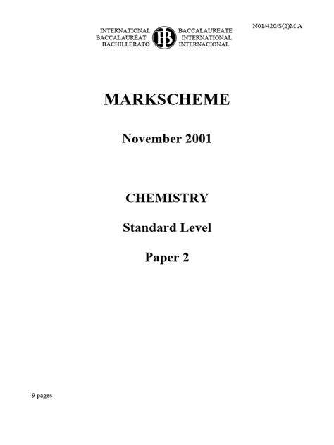 Chemistry Jun 2001