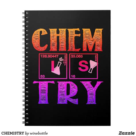 Chemistry Notebook Cover Design