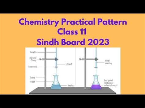 Chemistry Practical Class 11 Sindh Board