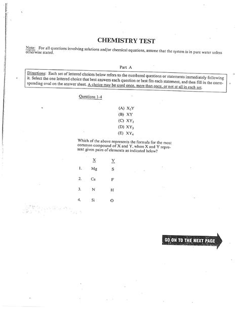 chemistry sat 2 practice test