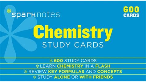 Chemistry Sparknotes Study Cards