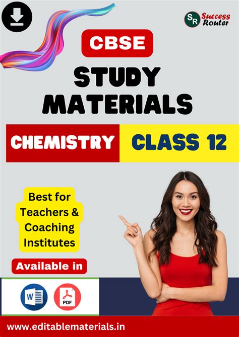 chemistry study materials for 12