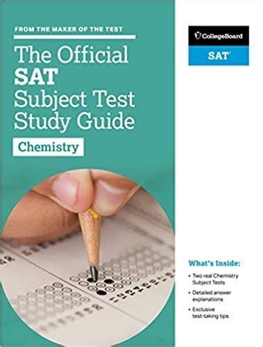 Chemistry Subject Test Study Guide