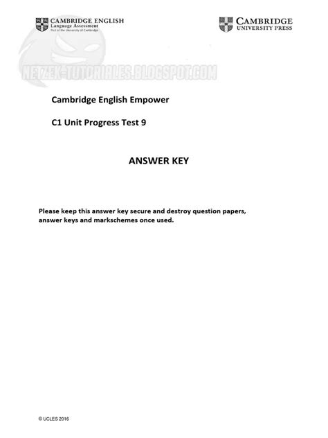 Chemistry Test Unit 9 Answer Key
