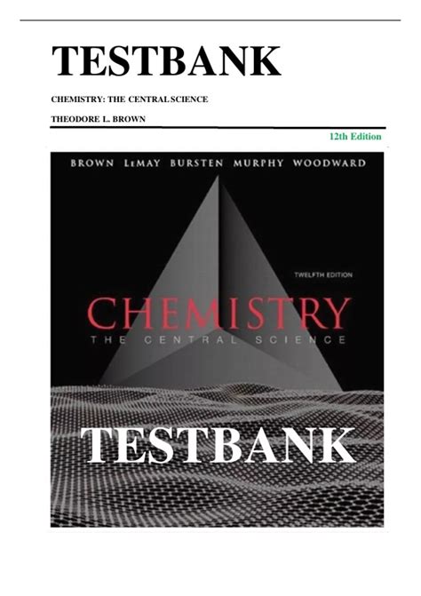 Chemistry The Central Science 12th Edition Answers