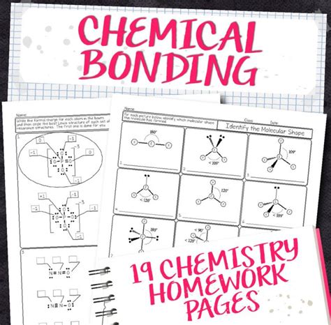 Chemistry Unit 7 Chemical Bonding Homework Pages Chemical Bonding Pogil Worksheet Answers - Chemical Bonding Pogil Worksheet Answers
