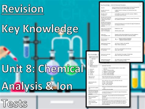 Chemistry Unit 8 Chemical Analysis Revision Summary Worksheets Chemistry Unit 8 Worksheet 2 - Chemistry Unit 8 Worksheet 2