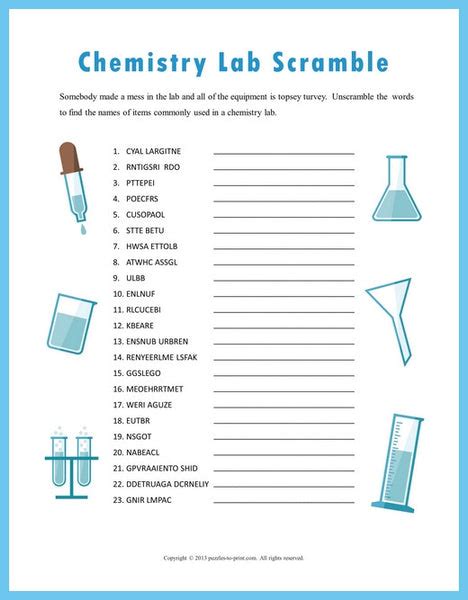 Chemistry Vocabulary Games Chemistry Vocabulary Puzzles Chemistry Vocabulary Worksheet - Chemistry Vocabulary Worksheet