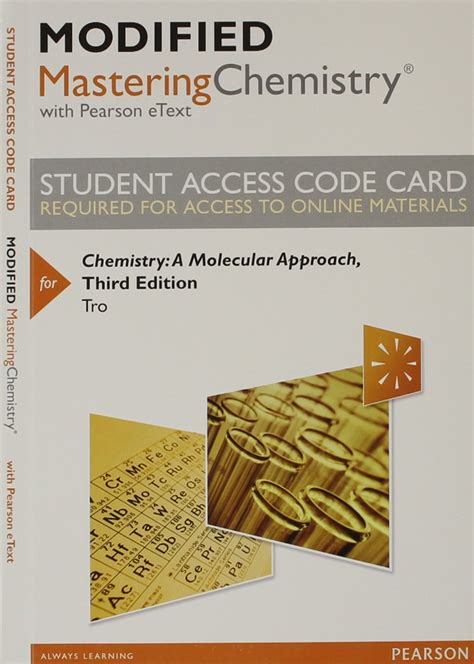 Download Chemistry A Molecular Approach 3Rd Edition Access Code 