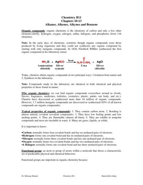 Read Online Chemistry B11 Chapters 10 13 Alkanes Alkenes Alkynes And 