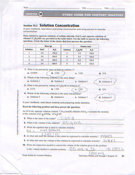 Read Online Chemistry Chapter 12 Stoichiometry Study Guide For Content Mastery Answers 