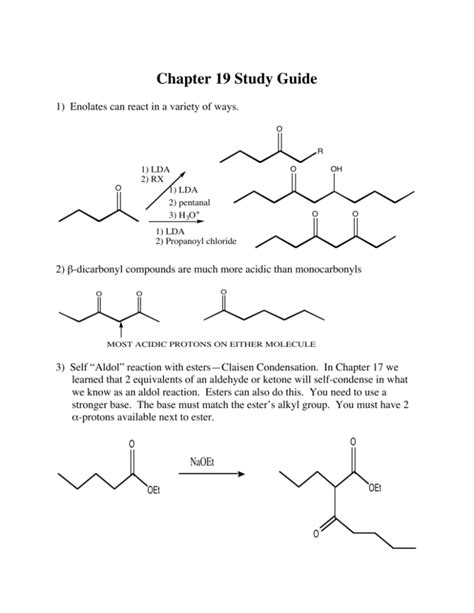 Read Chemistry Chapter 19 Study Guide 