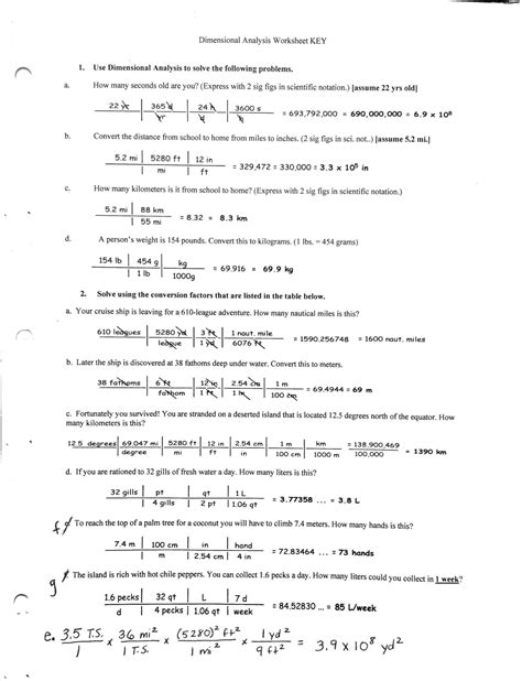 Download Chemistry Dimensional Analysis Practice Problems Answers 
