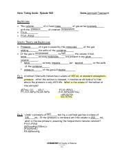 Read Online Chemistry Episode 902 Note Taking Guide Answers 