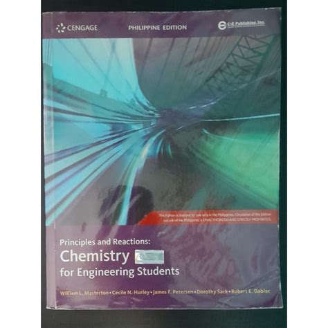 Read Online Chemistry For Engineering Students Philippine Edition 