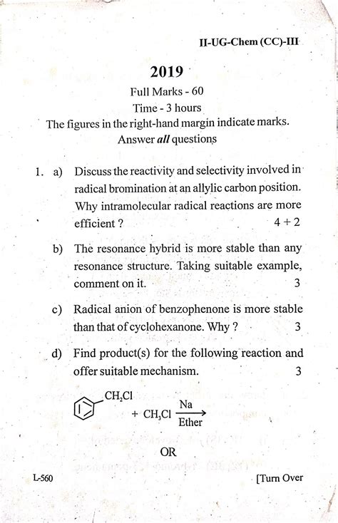 Read Online Chemistry Hons Question Papers 
