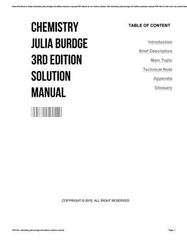 Download Chemistry Julia Burdge 3Rd Edition Solution Manual 