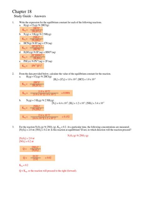 Read Chemistry Matter And Change Chapter 18 Study Guide Answers 
