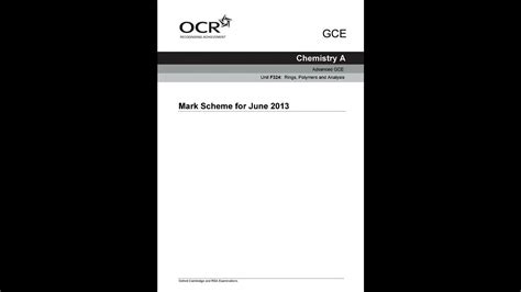 Read Online Chemistry Ocr F324 June 2013 Paper 