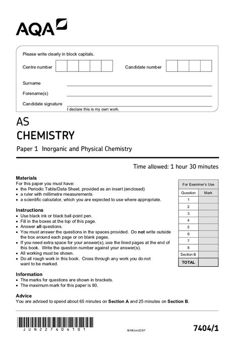 Download Chemistry Paper 1 May 2014 Mark Scheme 