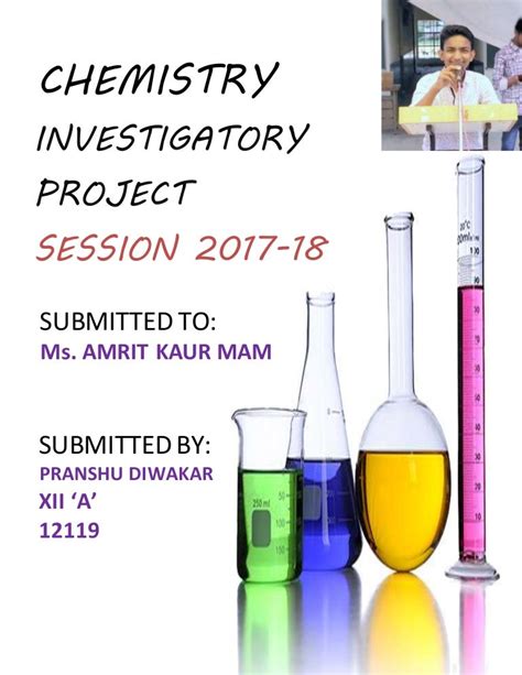 Download Chemistry Project Work Investigatory Project 