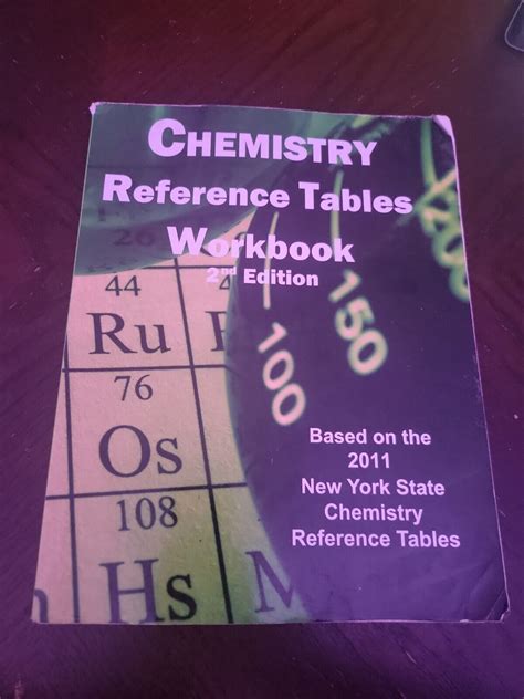 Read Chemistry Reference Tables Workbook 2Nd Edition 