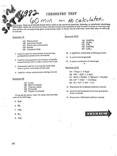 Full Download Chemistry Sat Ii Past Papers 